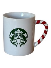 Starbucks Xmas Mug 2013 With Candy Cane Handle - VGC