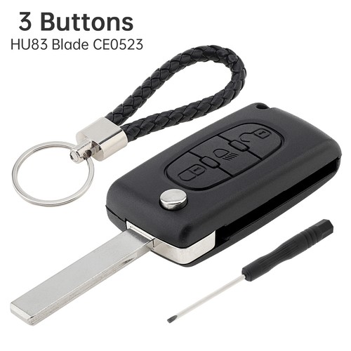 Button car key shell with - car,