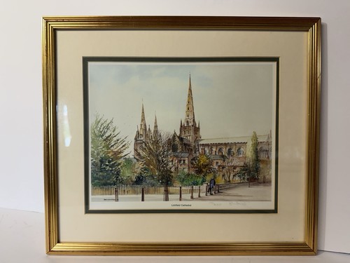 Lichfield cathedral signed - cathedral,