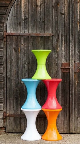 Tam stool orange 1970s - stool,