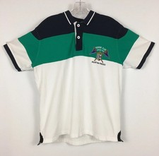 Austin Reed Mens 2XL Rowing Club London 1900 Polo Shirt Crest Crossed Flags #9