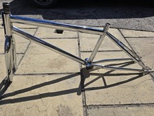1984 Raleigh Aero Pro Burner Chrome Old School Bmx Frame And Forks Tange T4