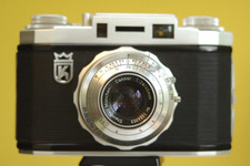 Regula King KG 35 mm Film Camera. Steinheil Munchen Cassar f2.8 45mm lens. Works