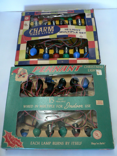 Vintage christmas lights - vintage,