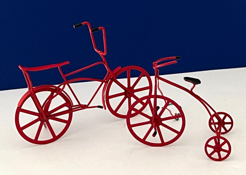 Old fashioned red metal - old,