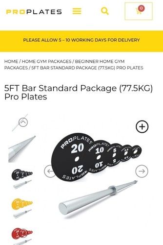 Pro plates 5ft bar standard - bar,