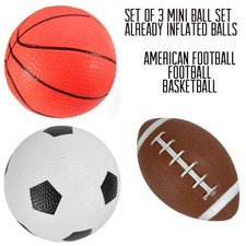 3PK SOFT INFLATED MINI SPORTS