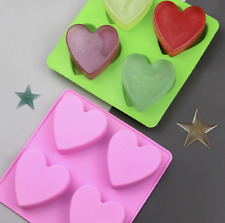 Heart-shaped Silicone Mold Fondant Cake Decor Chocolate Mould Baking Soap Icing
