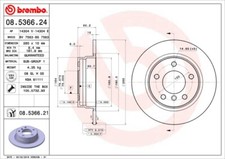 2x New Brake Disc for BMW BMW