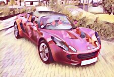 Lotus Elise Manual Gearbox Birthday Greetings Card by Classic Car Cards