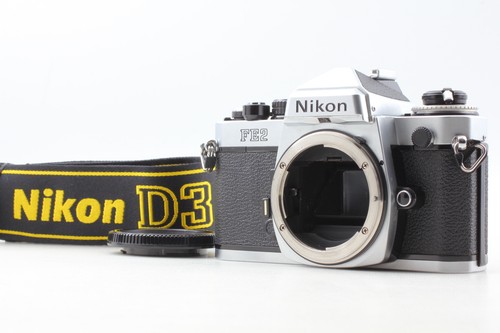 Nikon fe2 silver 35mm slr - nikon,