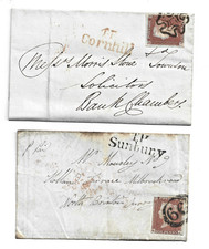old stamp letters with early
