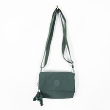 Kipling Rhona Small Cross Body Bag NEW Sage Forest Green with Monkey Charm