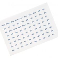 DMC Number Stickers 630 Stickers, Sewing, Crafts, Knitting, Floss Bobbins