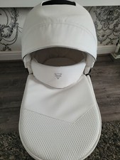 White junama diamond pram 