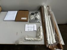 Armitage Shanks White Contour 21 Angled Shower Curtain Rail S6751AC & Curtain