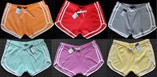 Primark Shorts Drawstring Casual Running 100% Cotton Women Ladies UK Size 10- 20