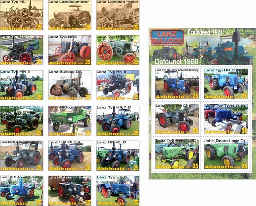 Stamp sheet block lanz bulldog - lanz,