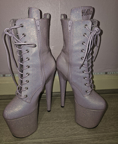 Hella heels purple - 8",