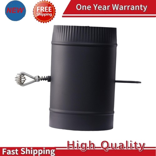 Stove pipe with - stove, damper