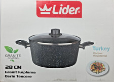 Stock Pot with Lid 6.7 Quart