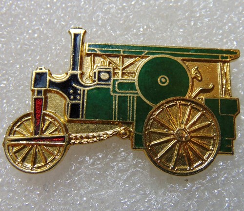 Vintage steam roller engine - vintage,
