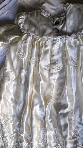 Handmade ivory satin - ivory,