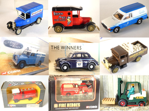 Vintage corgi diecast cars - corgi,