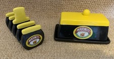 Marmite Toast Rack And Butter Dish Set