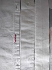 Vintage Large Pillow Case   made in Yorkshire   Borespring 100% Cotton White