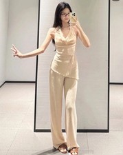 zara new asymmetric Textured