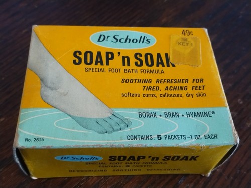 Vtg pack scholls soap n - dr.,