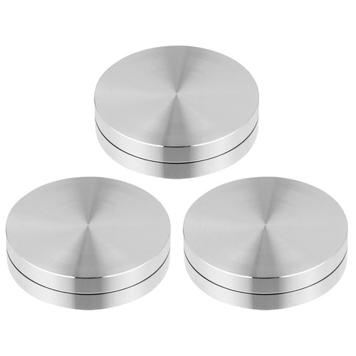 3pcs aluminum alloy round - aluminum,