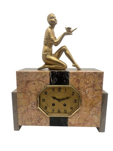 Antique art deco - deco, clock