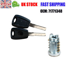 Door Lock barrel With Keys for Fiat 500 2007-2022/Fiat Punto 188 1999-2010 UK
