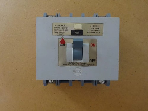 Wylex double pole 63a rccb - wylex,