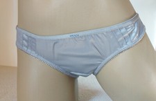 Pretty Silver Satin Brief