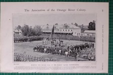 1900 BOER WAR ANNEXATION ORANGE RIVER COLONY BRITISH FLAG BLOEMFONTEIN 
