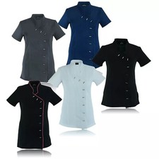 NURSE SPA BEAUTY TUNIC HAIRDRESSING NAIL SALON MASSAGE THERAPIST TUNIC UNIFORM