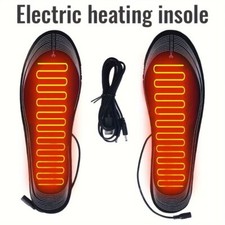 USB Electric Heated Shoe Insoles Feet Heater Foot Warmer Pads Warm Socks Winter