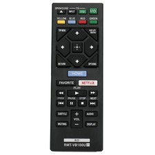 RMT-VB100U Replaced Remote for Sony Blu-ray Disc DVD Player BDP-S3500 BDP-S1500
