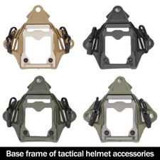 Tactical NVG Shroud Mount Aluminum for MICH ACH FAST PASGT M88 Helmet Head Gear