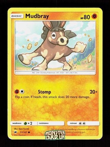 Pokemon mudbray 147 - pokemon, lp