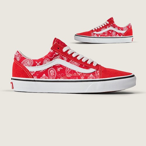 Paisley pattern vans - pattern, on