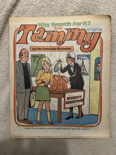 Tammy comic 5th june 1976 - comic,
