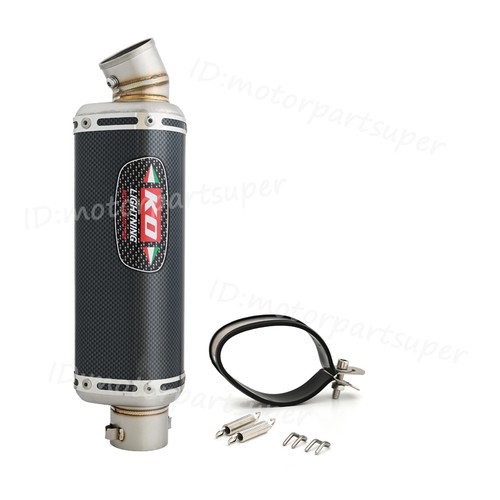 Slip exhaust system carbon - on,