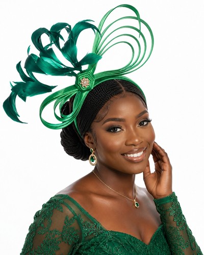 Emerald green feather - emerald,