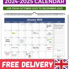 2024-2025 Calendar | 12x17in