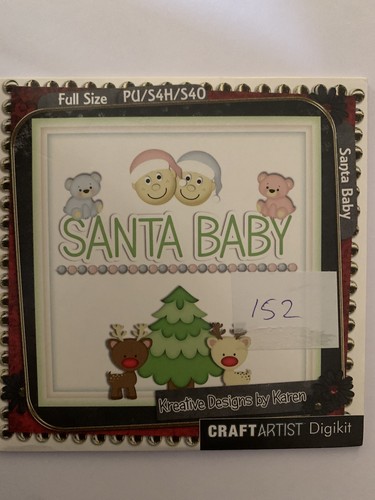Santa baby serif craft - baby-,