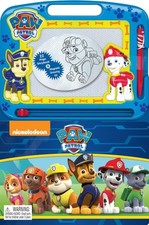 Paw Patrol Read & Doodle - Learning resources for kids, a magnetic drawing pad, 